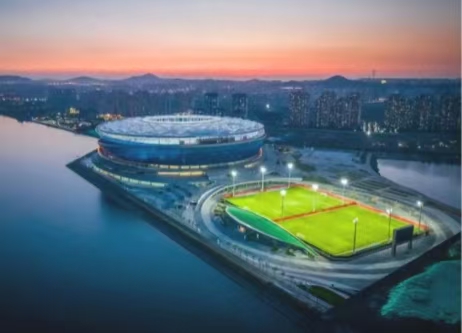 大連梭魚灣專業(yè)足球場